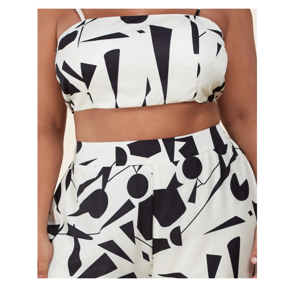 ➕ Abstract Pant Set - Picture 3 of 5